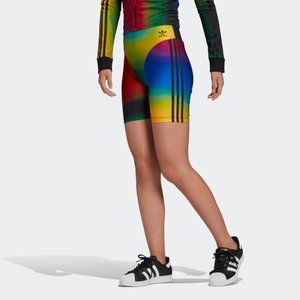 Adidas | Paolina Russo Biker Shorts Rainbow Large